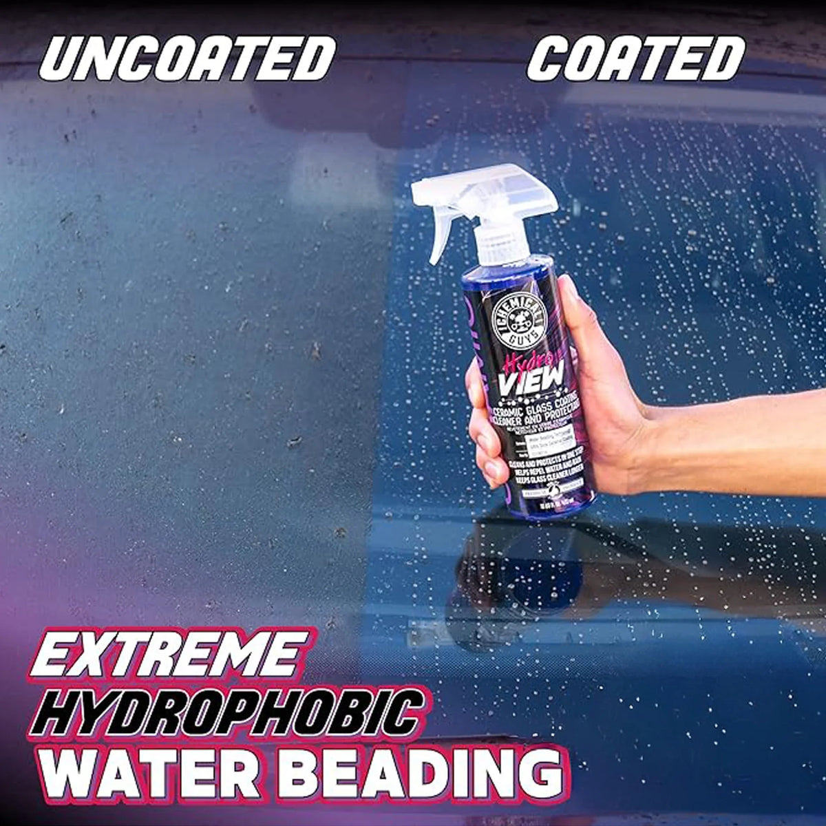 HydroView Ceramic Glass Cleaner & Coating